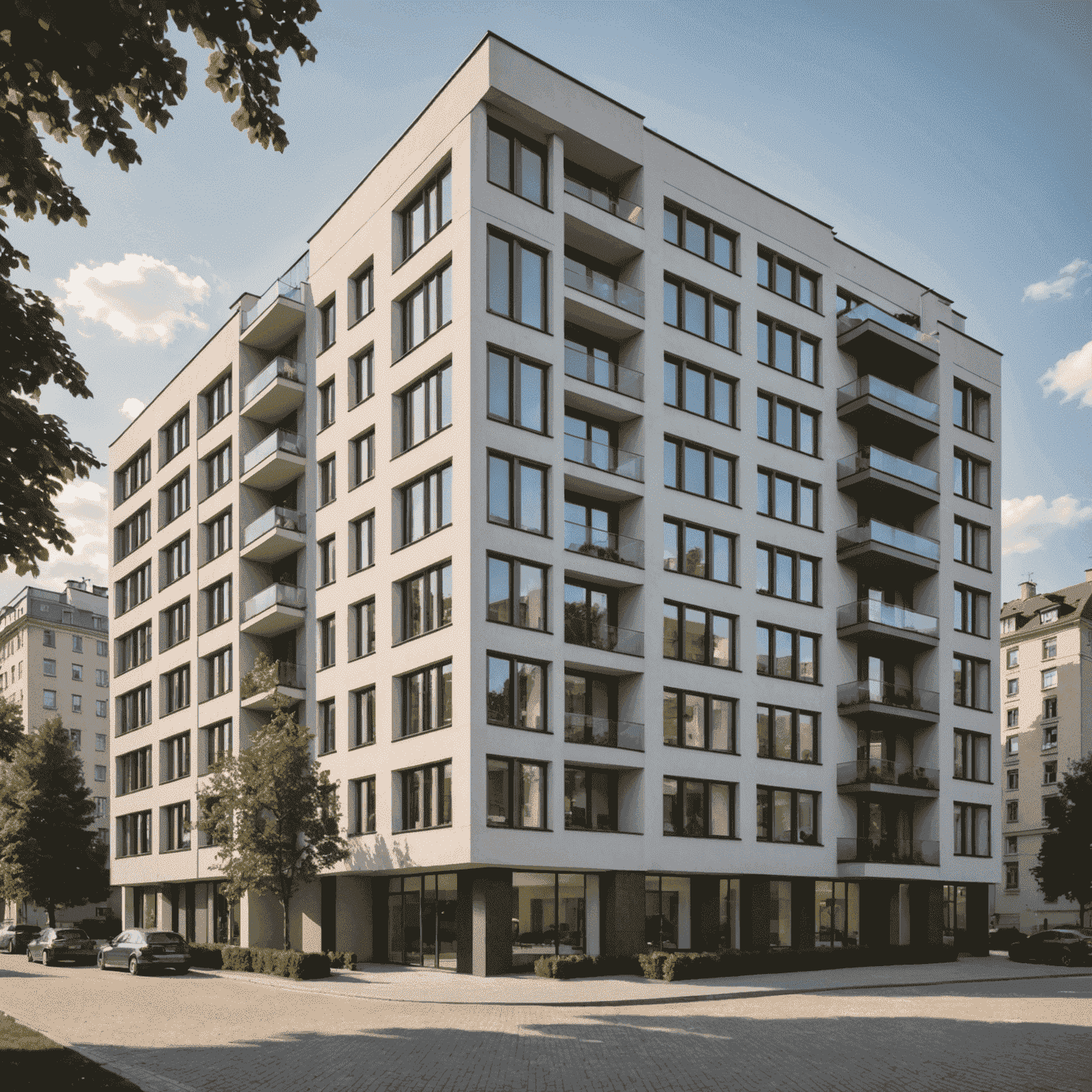 A modern apartment building in Warsaw, Türkiye, showcasing potential investment opportunities in the Türkiye real estate market